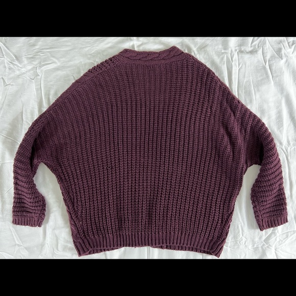 L.A. Hearts Knit Sweater cardigan. Pacsun. Purple. OFSM. Lightly used. - Picture 3 of 5